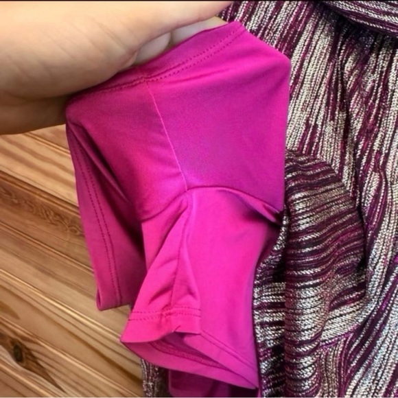 Lilly Pulitzer Riza Romper Dress Mulberry Metallic Gold extra Small HOLIDAY - Picture 8 of 9